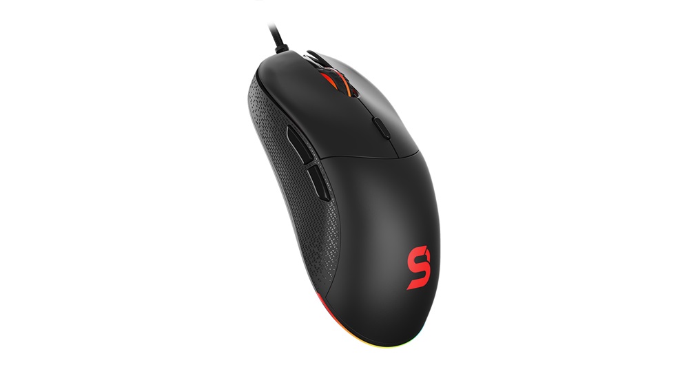 SPC Gear GEM fekete gamer egér