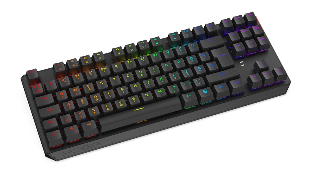 SPC Gear GK630K HU Tournament (Kailh Blue) RGB mechanikus gamer billentyűzet