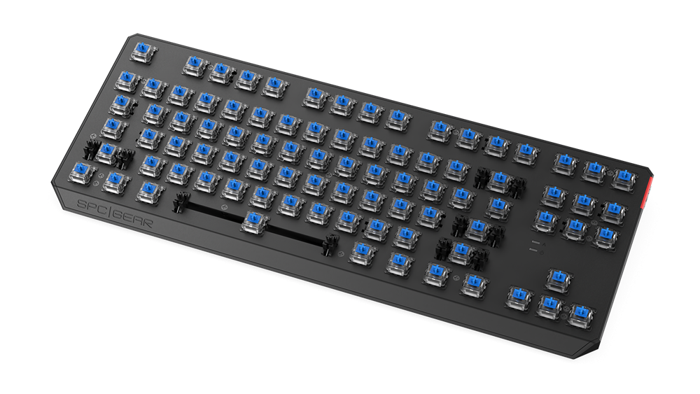 SPC Gear GK630K US Tournament (Kailh Blue) RGB mechanikus gamer billentyűzet