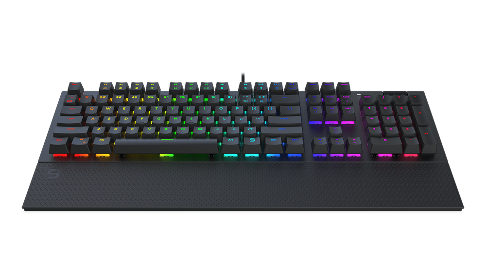 SPC Gear GK650K US Omnis (Kailh Blue) RGB mechanikus gamer billentyűzet