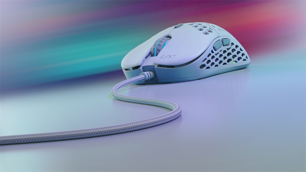SPC Gear LIX Plus Onyx fehér gamer egér