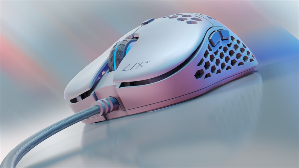 SPC Gear LIX Plus Onyx fehér gamer egér