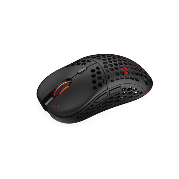 SPC Gear LIX Wireless fekete vezeték nélküli gamer egér