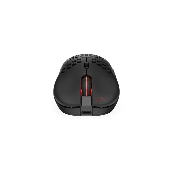 SPC Gear LIX Wireless fekete vezeték nélküli gamer egér