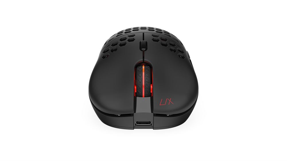 SPC Gear LIX Wireless fekete vezeték nélküli gamer egér