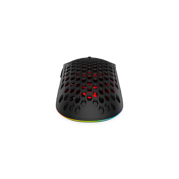 SPC Gear LIX Wireless fekete vezeték nélküli gamer egér