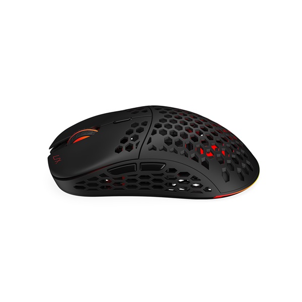 SPC Gear LIX Wireless fekete vezeték nélküli gamer egér