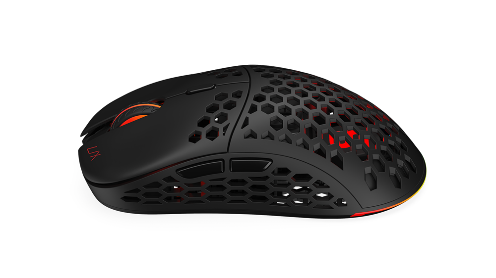 SPC Gear LIX Wireless fekete vezeték nélküli gamer egér