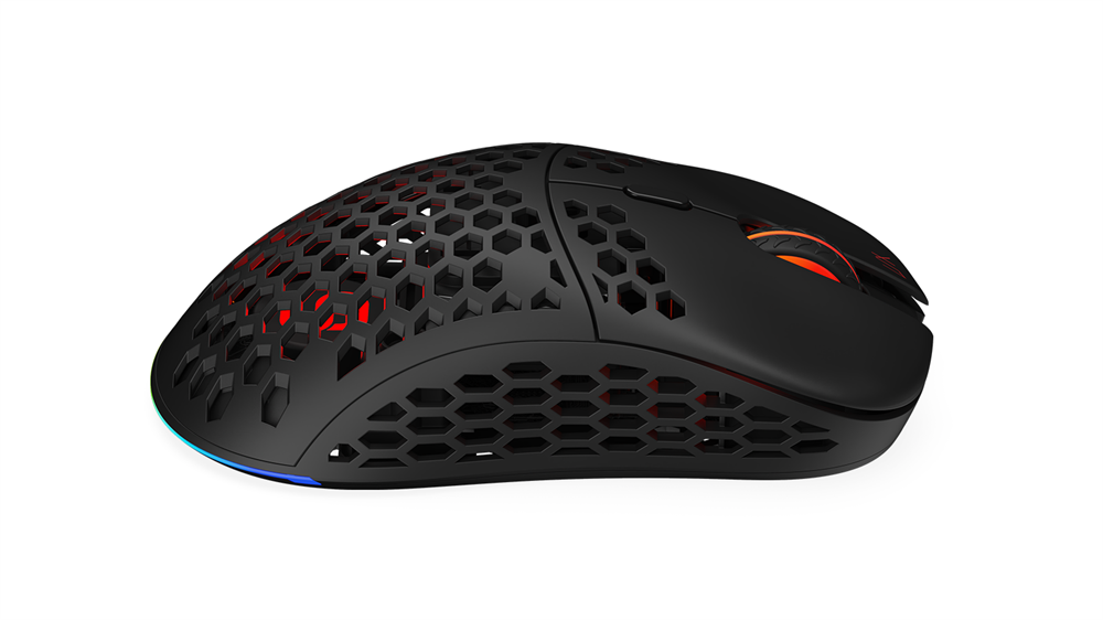 SPC Gear LIX Wireless fekete vezeték nélküli gamer egér