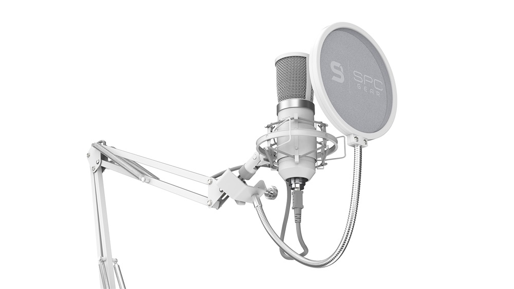 SPC Gear SM950 Onyx White streaming mikrofon