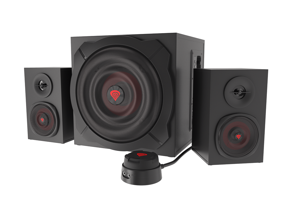 Genesis NCS-1408 HELIUM 610 Bluetooth gamer hangfal 2.1 - fekete