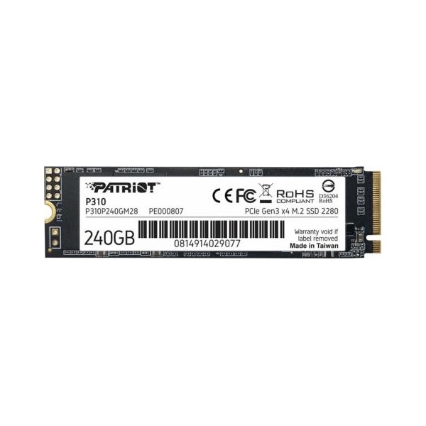 SSD Patriot 240GB P310 M.2 2280 PCIe