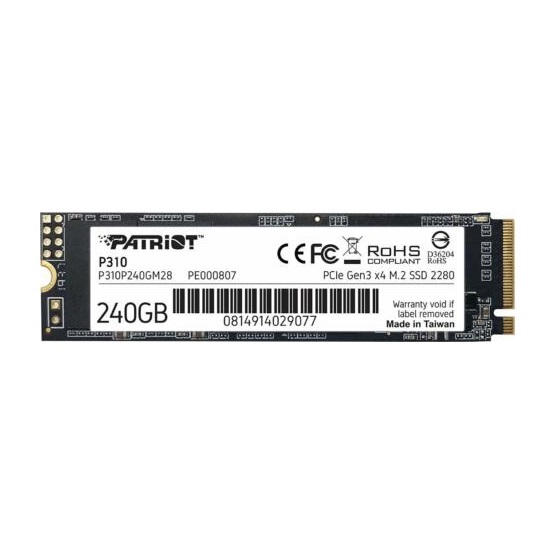 SSD Patriot 240GB P310 M.2 2280 PCIe