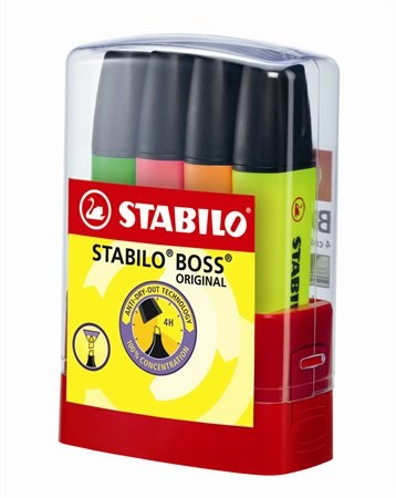 Stabilo BOSS ORIGINAL Parade 4db-os szövegkiemelő készlet