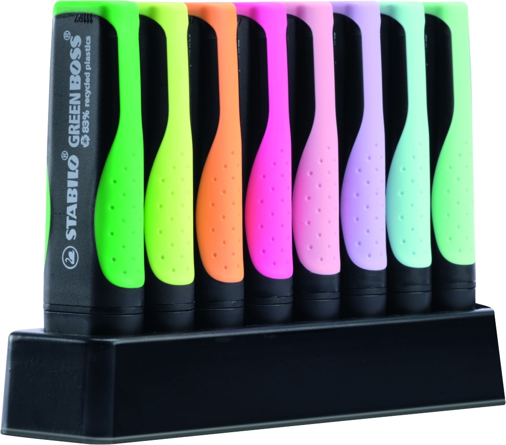 STABILO GREEN BOSS Pastel 8db-os szövegkiemelő készlet