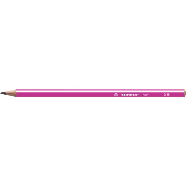 STABILO Trio 2B pink grafitceruza