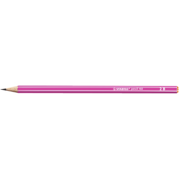 STABILO pencil 160 2B pink grafitceruza