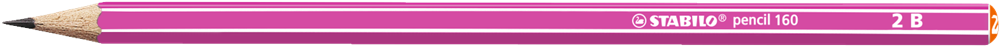 STABILO pencil 160 2B pink grafitceruza