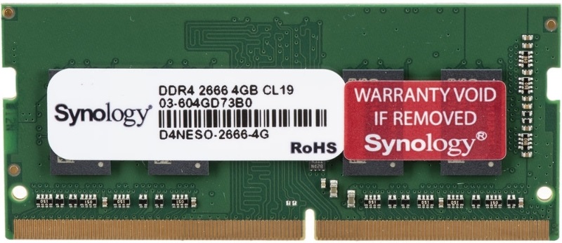 Synology D4NESO-2666-4G 4GB DDR4 SO-DIMM memóriamodul