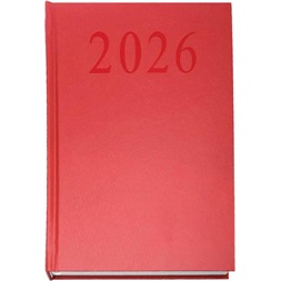 Sakota 2026 A5 napi beosztású bordó határidőnapló