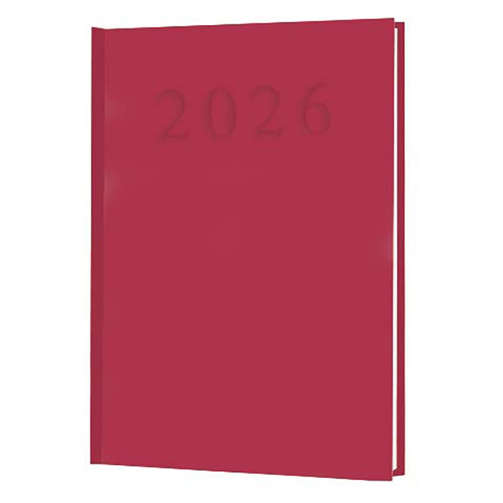 Sakota 2026 A5 napi beosztású bordó határidőnapló