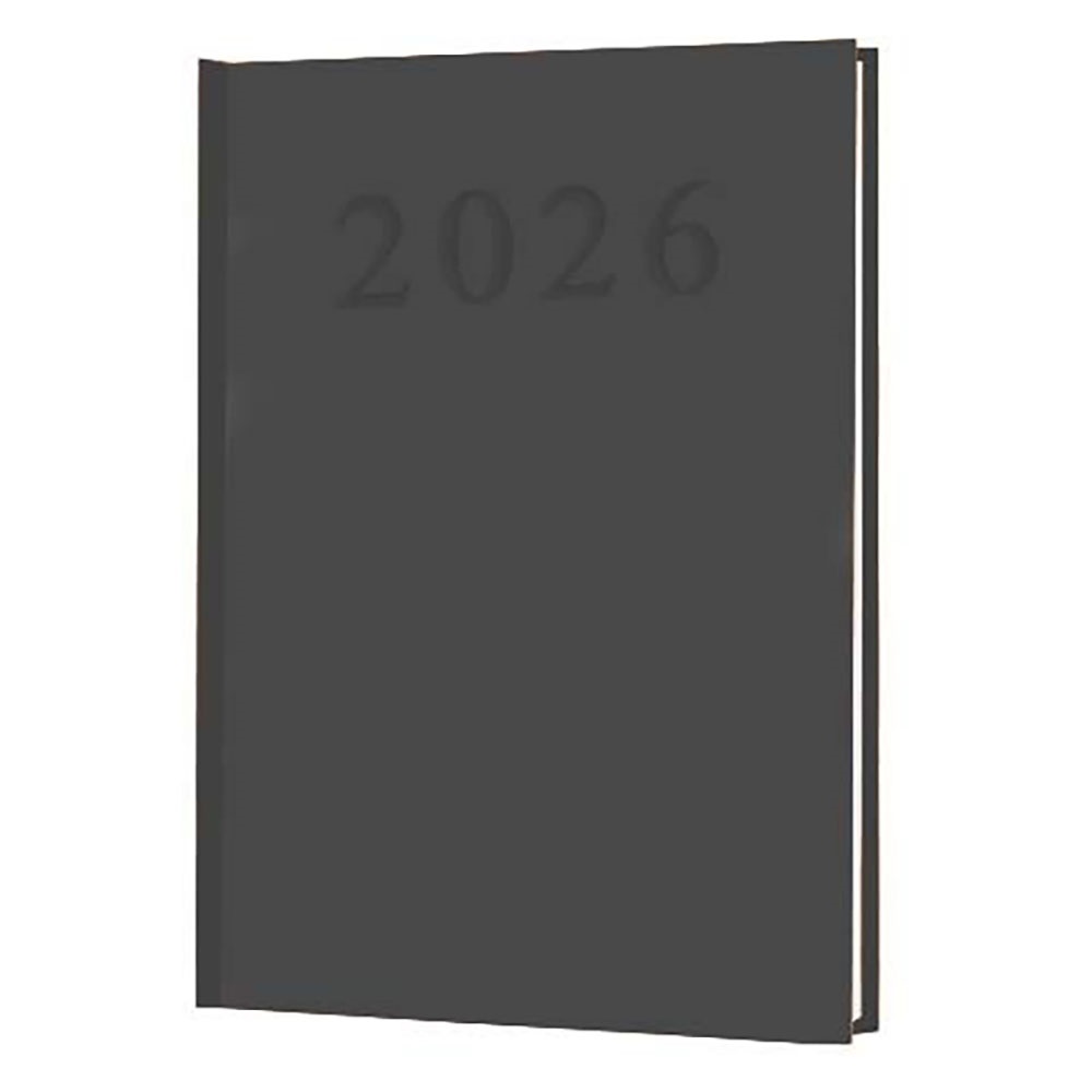Sakota 2026 A5 napi beosztású fekete határidőnapló