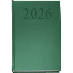 Sakota 2026 A5 napi beosztású zöld határidőnapló