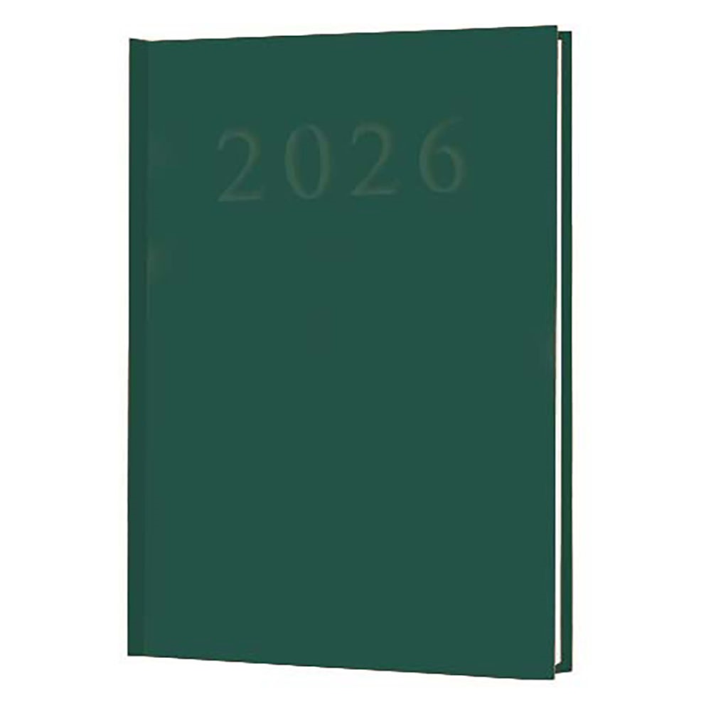 Sakota 2026 A5 napi beosztású zöld határidőnapló