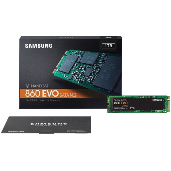 Samsung 1000GB SATA3 860 EVO M.2 SATA (MZ-N6E1T0BW) SSD