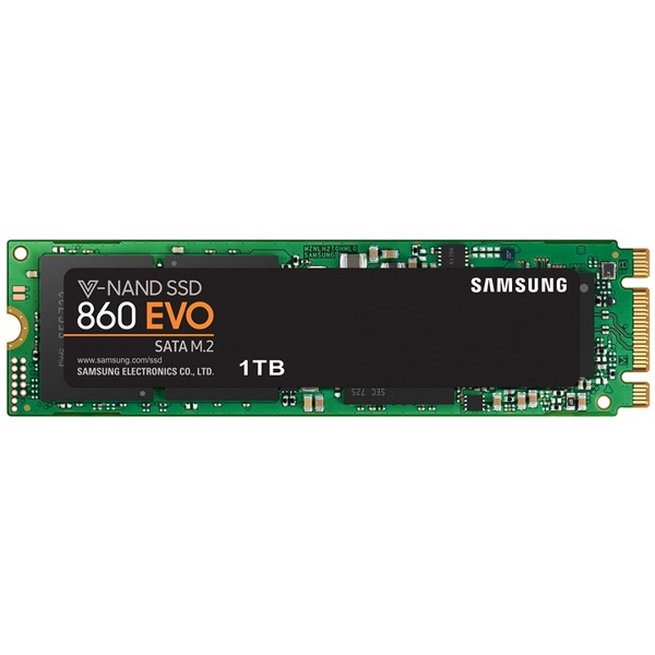 Samsung 1000GB SATA3 860 EVO M.2 SATA (MZ-N6E1T0BW) SSD