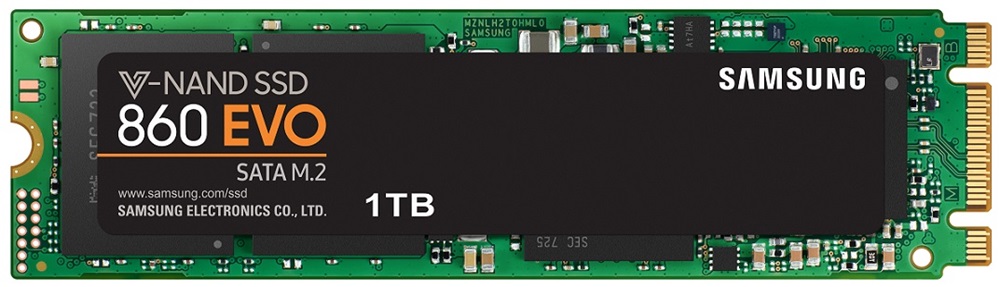 Samsung 1000GB SATA3 860 EVO M.2 SATA (MZ-N6E1T0BW) SSD