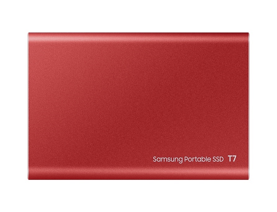 Samsung 1000GB USB 3.2 (MU-PC1T0R/WW) piros T7 külső SSD