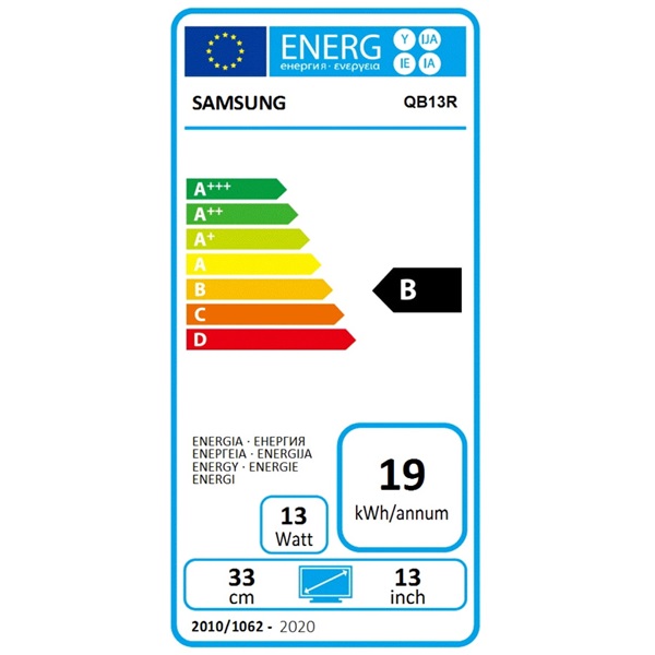 Samsung 13" QB13R Full HD ADS LFD kijelző