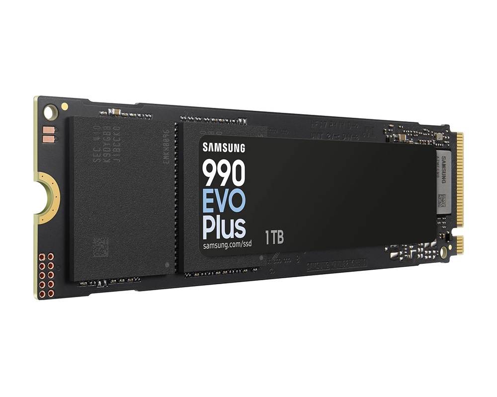 Samsung 1TB M.2 NVMe 2280 990 EVO Plus (MZ-V9S1T0BW) SSD
