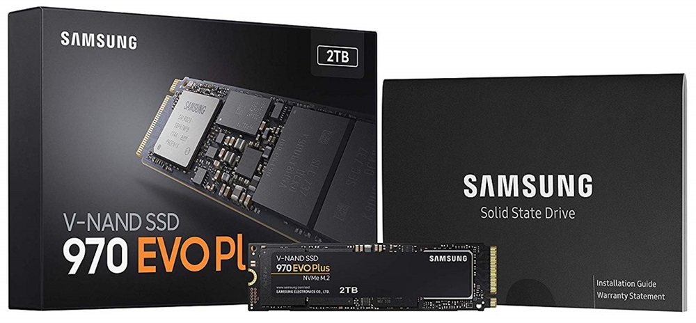 Samsung 2000GB NVMe 1.3 M.2 2280 970 EVO Plus (MZ-V7S2T0BW) SSD