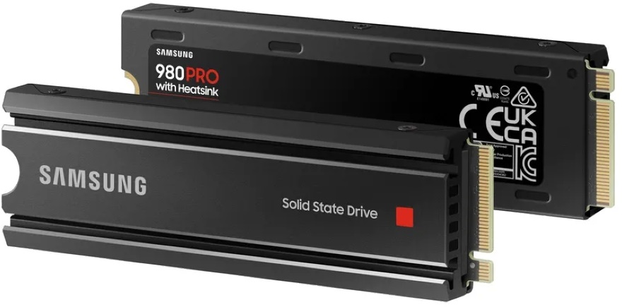 Samsung 2000GB NVMe 1.3c M.2 2280 980 PRO Heat-Sink (MZ-V8P2T0CW) SSD