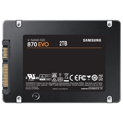 Samsung 2000GB SATA3 2,5" 870 EVO (MZ-77E2T0B/EU) SSD