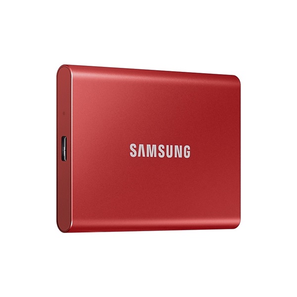 Samsung 2000GB USB 3.2 (MU-PC2T0R/WW) piros T7 külső SSD