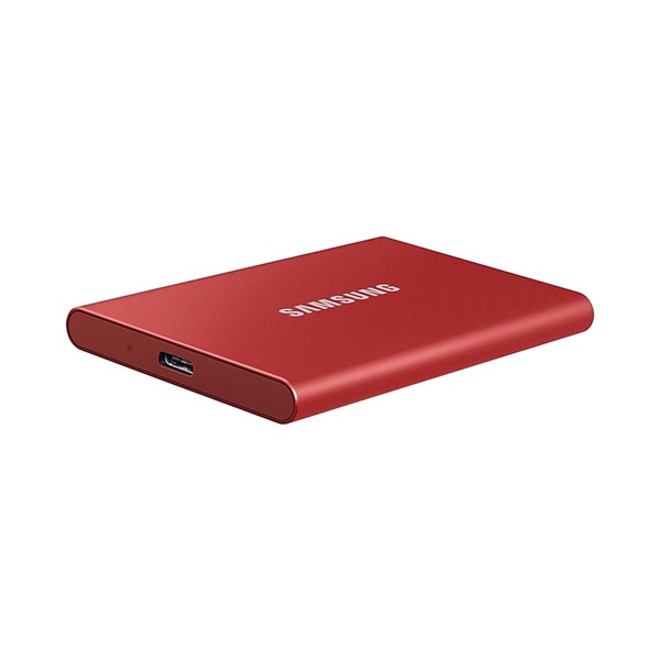 Samsung 2000GB USB 3.2 (MU-PC2T0R/WW) piros T7 külső SSD