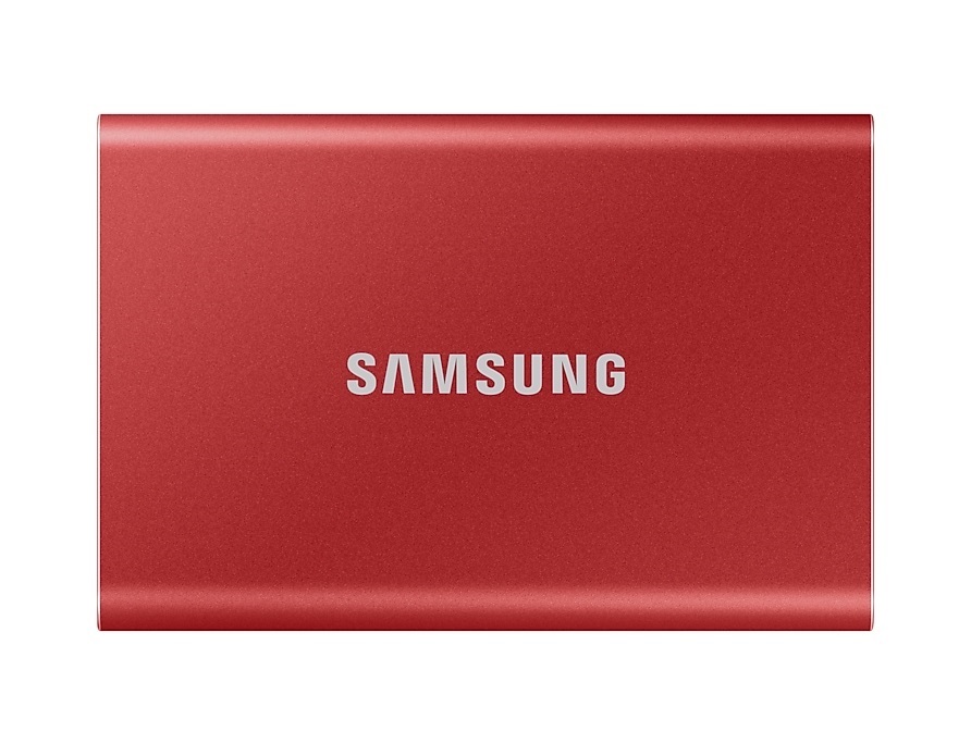 Samsung 2000GB USB 3.2 (MU-PC2T0R/WW) piros T7 külső SSD
