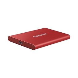 Samsung 2000GB USB 3.2 (MU-PC2T0R/WW) piros T7 külső SSD