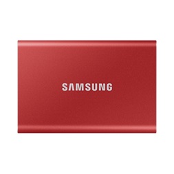 Samsung 2000GB USB 3.2 (MU-PC2T0R/WW) piros T7 külső SSD