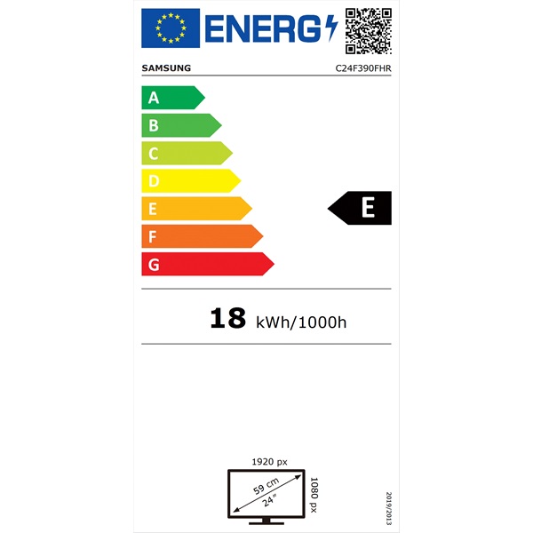 Samsung 23,5" C24F390FHR FHD VA VGA/HDMI fekete ívelt LED monitor (Újracsomagolt)
