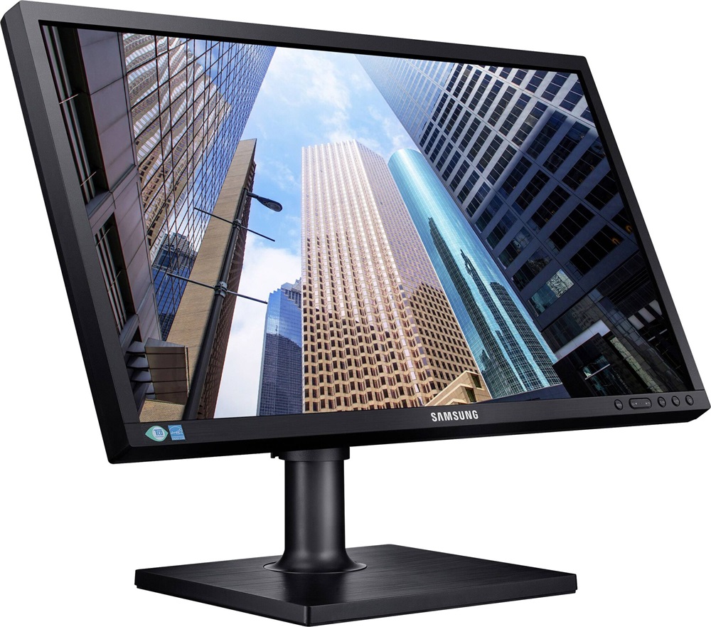 Samsung 23,6" S24E450BL TN FHD VGA/DVI fekete monitor (Használt A)