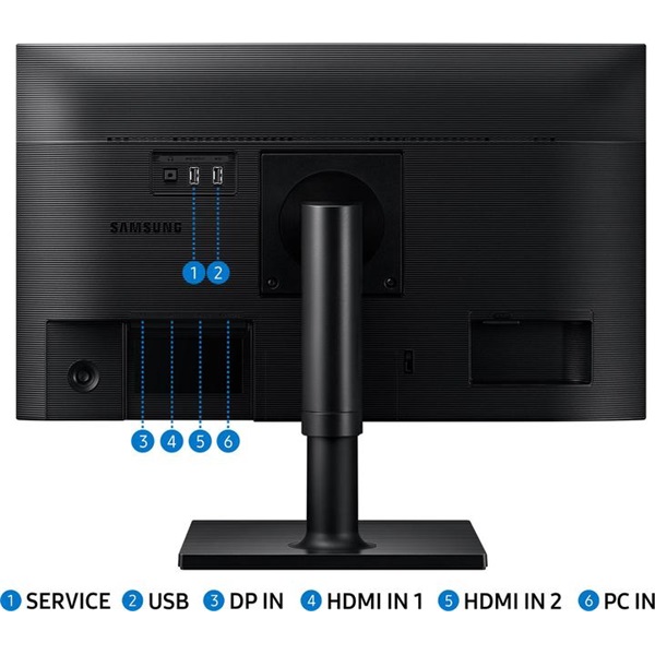 Samsung 23,8" F24T452FQR FHD IPS DP/HDMI/USB monitor (Használt A)