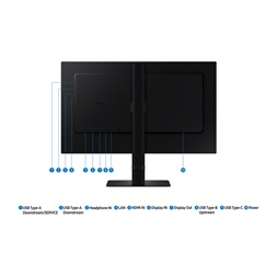 Samsung 24" LS24D600UAUXEN ViewFinity S6 S60UD QHD IPS DP/HDMI/USB/USB-C/RJ45 monitor