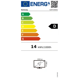 Samsung 24" LS24F330EAUXEN  Essential S3 Full HD VA 100Hz HDMI monitor