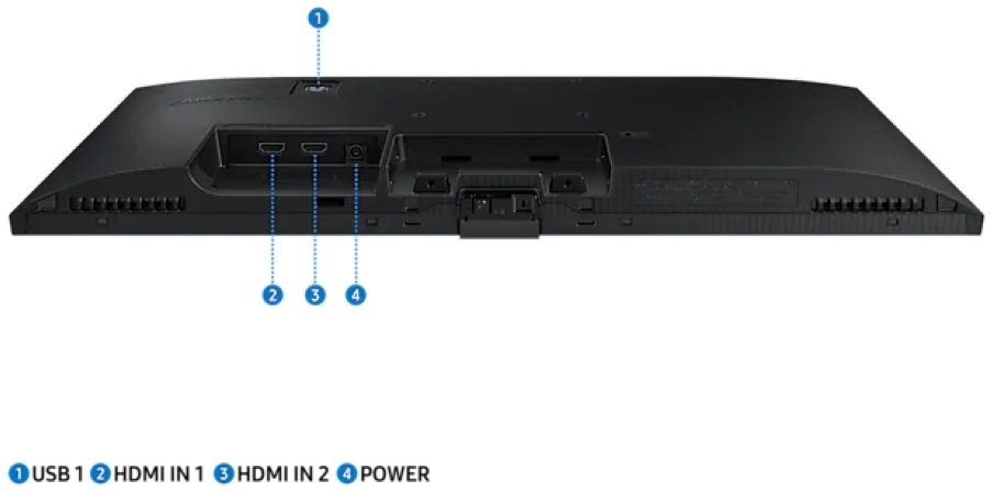 Samsung 24" S24AM506NU FHD IPS LED HDMI/Bluetooth/WiFi fekete SMART monitor távirányítóval