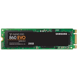 Samsung 250GB SATA3 860 EVO M.2 SATA (MZ-N6E250BW) SSD
