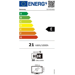 Samsung 27"LS27FG530EUXEN Odyssey G5 QHD IPS 200Hz HDMI, DP gamer monitor